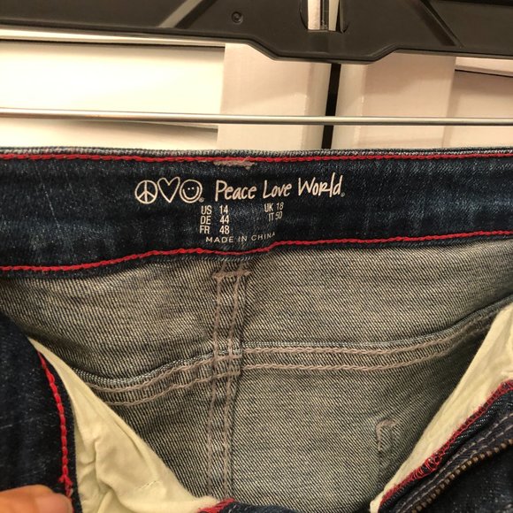 Peace Love World women studded jeans, flare, 14 - Picture 11 of 15